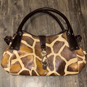 Y2K style Dooney & Bourke Giraffe purse - vintage